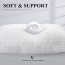 COZSINOOR BED PILLOWS FOR SLEEPING [PACK OF 2] COZY DREAM SERIES - WHITE - Brand New