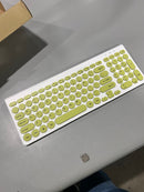 LEADSAIL WIRELESS KEYBOARD AND MOUSE COMBO - WHITE GREEN - Like New