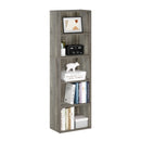 FURINNO LUDER BOOK SHELF 5-CUBE BOOKSHELF BOOKCASE OPEN SHELF - FRENCH OAK - Like New