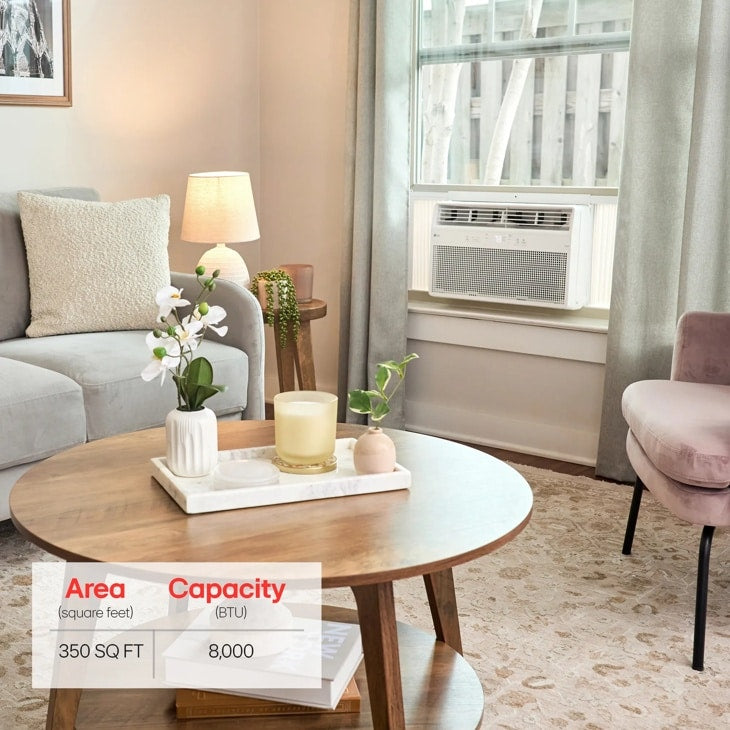 LG 8,000 BTU 115V ELECTRONIC SMART WAC W/REMOTE - WHITE - Brand New