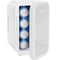 ICEMAN PORTABLE MINI FRIDGE, COOLER, RJ48-V2-8-WHITE - WHITE - Like New