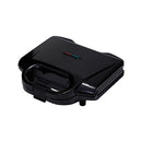 AMAZON BASICS 2-SLICE WAFFLE MAKER EASY TO CLEAN 700W BLACK - BLACK - Like New