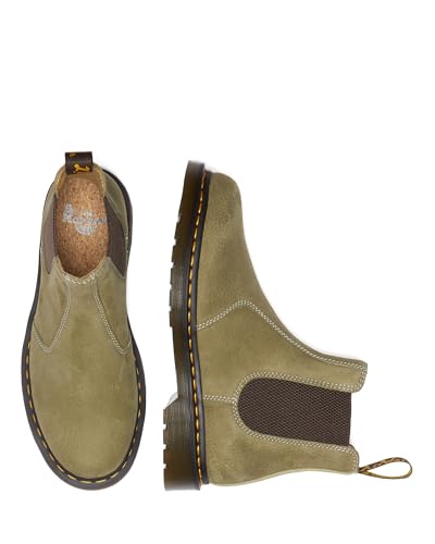 31697357 Dr. Martens Women's Unisex 2976 Nubuck Leather Chelsea Boot Fashion - Like New