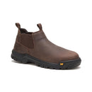 P91159 CAT FOOTWEAR MEN'S OUTLINE SLIP ON ST CONSTRUCTION SEAL BROWN SIZE 11.5 - Like New