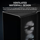 CORSAIR - FRAME 4500X RS-R ARGB PANORAMIC GLASS MID-TOWER PC CASE - BLACK - Like New