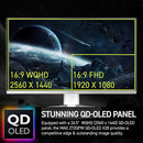 MSI MAG 272QPW QD-OLED X28 27" 2560 x 1440 (QHD) GAMING MONITOR WHITE - Like New