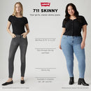 18881-0049 LEVI'S 711 SKINNY SOFT BLACK SIZE 29 X 28 SOFT BLACK - Brand New