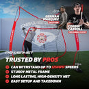 POWERNET BASEBALL SOFTBALL PRACTICE NET 7X7 BASEBALL ACCESSORIES 1001-7X7-RED - Like New