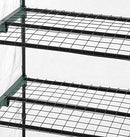 OGROW MINI PORTABLE GREENHOUSE WITH COVER AND 4 TIER SHELVES OG2719-4T - CLEAR - Like New
