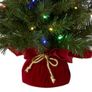 NATIONAL TREE COMPANY PRE-LIT ARTIFICIAL MINI CHRISTMAS TREE- MJ3-24BGRLO-B1 - Like New