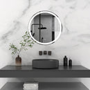 CLOUD MOUNTAIN 24" ROUND WALL-MOUNTED BATHROOM MIRROR USM3056-60TDMB - Like New