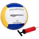 AMAZON BASICS PORTABLE OUTDOOR VOLLEYBALL BADMINTON COMBO SET MULTI COLOR - Like New