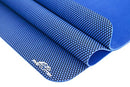 Hot Yoga Mat - Non Slip, Natural Rubber - 72in x 24in - FiveFourTen (Blue, 3mm) - Brand New