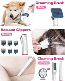 KAKIPI DOG GROOMING KIT DOG CLIPPERS DOG DRYER AND CLEANER - Black - Like New