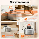 PAWTNERS PUMPLESS AUTOMATIC PET WATER FOUNTAIN STAINLESS STEEL - Scratch & Dent