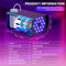 FOG MACHINE 18 LED LIGHTS 13 COLORS 2500CFM FOG 600W FAST SMOKE  - BLACK - Like New
