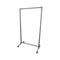 Ghent Acrylic Mobile Divider with Thermometer Access Cutout - Clear - Brand New