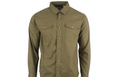 EDDIE BAUER MEN'S LICENSE TO WILL LONG SLEEVE SHIRT, ARMY SURPLUS. LARGE - Brand New