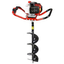 G 52CC PETROL EARTH AUGER 3 AUGER BITS Ø 100/150/200MM* LENGTH 800MM -RED/BLACK - Brand New