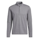 GM0022 ADIDAS MEN'S 3-STRIPES QUARTER ZIP PULLOVER GREY SIZE S - Like New