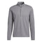 GM0022 ADIDAS MEN'S 3-STRIPES QUARTER ZIP PULLOVER GREY SIZE S - Like New