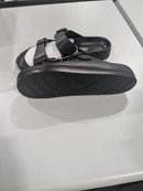 PROGONIAXYZ EVA FLAT SANDALS UNISEX-ADULT SLIDE SANDAL - SIZE: MEN 12 - BLACK - Like New