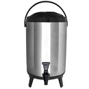 Vollum Stainless Steel Beverage Dispenser, 8 Liters, Spigot, B07ZY8SQ83 - BLACK - Brand New