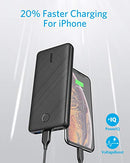 ANKER PORTABLE CHARGER POWER BANK 20,000MAH BATTERY PACK POWERIQ A1268 - BLACK - Brand New