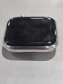 APPLE WATCH SERIES 9 (GPS + LTE ) 45MM SILVER STAINLESS STEEL WHITE SPORT BAND - Like New