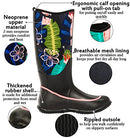 Vinlas Rubber Hunting Boots for Women Waterproof Muck M97W Parrot - Like New