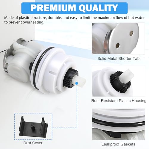 TOVEN-RV RP32104 Delta Shower Cartridge Replacement 80010430 - WHITE - Like New