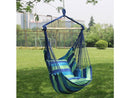 SORBUS NIB SORBUS BLUE HANGING ROPE HAMMOCK CHAIR SWING SEAT - Blue, Green - Like New