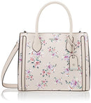 B09VKXG25C NINE WEST Aidenne Satchel Buff Floral One Size - NEW - Brand New