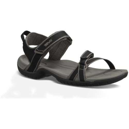 1006263 TEVA WOMEN'S VERRA SANDAL BLACK/GRAY SIZE WOMAN 6 - Like New