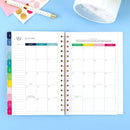 AT-A-GLANCE Planner 2025-2026 Academic, Ley, Monthly, Flex Cover, Happy Stripe - Brand New