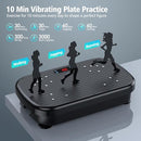 PUREROYI VIBRATION PLATE EXERCISE MACHINE, CAPACITY 330 LBS, RB-CFU7900 - BLACK - Like New