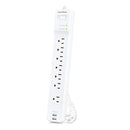 CYBER POWER CYBERPOWER SURGE PROTECTOR P704URC1 - WHITE - Like New
