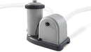 INTEX 28635EG C1500 Krystal Clear Cartridge Filter Pump Above Ground Pools Gray - Like New