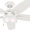 Hunter Fan 46 inch Ceiling Fan LED Light Kit, Fresh White, 5-Blade, CC59215-A - Like New
