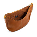 LE DONNE LEATHER HALF MOON CROSSBODY - TAN - Brand New