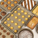 KITCOM Bakeware Sets Textured 6-Piece Sheet Pan, Roasting Pan, KCM9508X - Gold - Like New