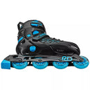 ROLLER DERBY CUSTOM ADULT IN-FIT SKATES PADDED BOOT SHAFT - 9-12 - BLUE/BLACK - Like New