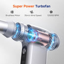 SEAUTO CORDLESS ELECTRIC AIR DUSTER 125,000 RPM RECHARGEABLE TF-001 - SILVER - Like New