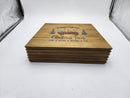 Christmas Tree Wooden Tree Collar six - Like New