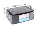 Storage Bins Storage Bags Closet Organizers Sweater 3pc Pack G01 - Gray - Brand New