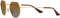 RAY BAN KIDS JACK SUNGLASSES GOLD FRAME, GRAY GRADIENT BROWN, 45MM - Like New