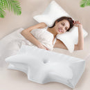 HEXUS CERVICAL NECK PILLOW FOR PAIN RELIEF SLEEPING - WHITE - Like New