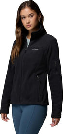 COLUMBIA WOMEN'S FAST TREK II JACKET, 2X PLUS - BLACK - Like New