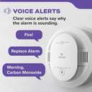 KIDDLE 10YEAR HARDWIRED COMBINATION SMOKE & CARBON MONOXIDE 30CUA10-V - WHITE - Like New