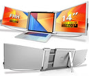 FHH LAPTOP SCREEN EXTENDER, 14" FHD 1080P SO14 12 IN 1 DUAL SCREEN STAND - GRAY - Like New